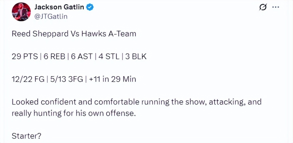 助攻, 谢泼德提前 助攻, 谢泼德提前